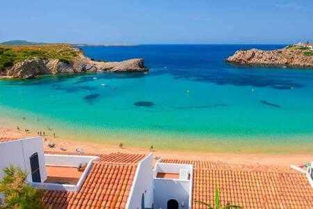 Mestral Apto En Planta Baja Con Piscina Arenal d'en Castell Dış mekan fotoğraf