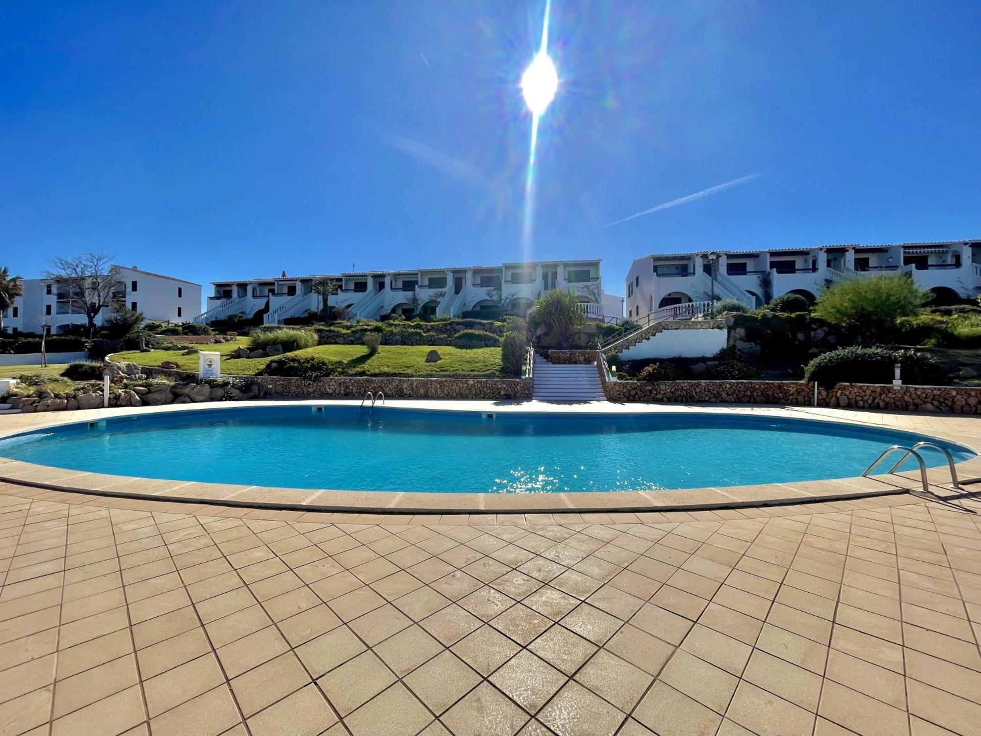 Mestral Apto En Planta Baja Con Piscina Arenal d'en Castell Dış mekan fotoğraf