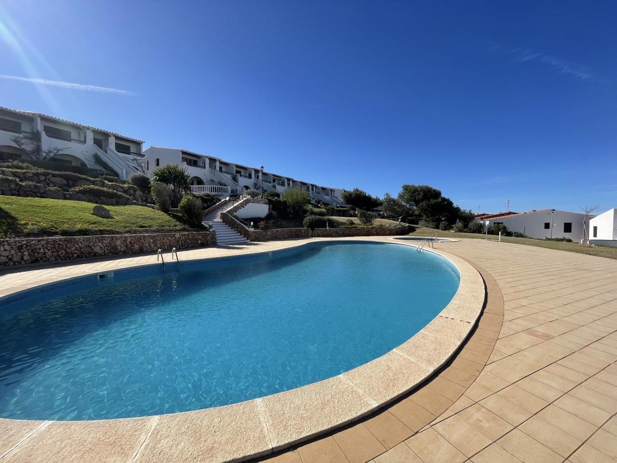 Mestral Apto En Planta Baja Con Piscina Arenal d'en Castell Dış mekan fotoğraf